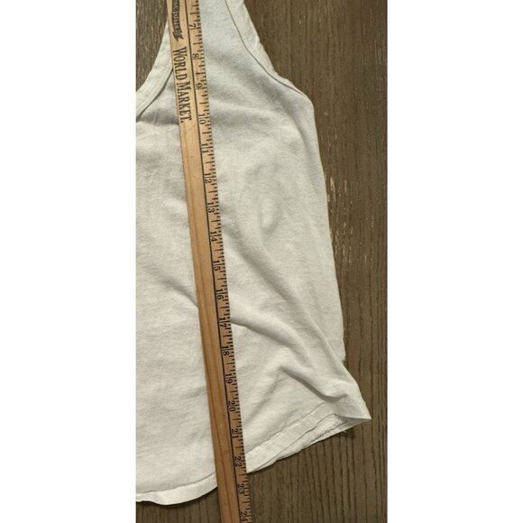 Free People Movement Size Small 2 Tank Tops Black White Racerback Deep V Boho - Picture 2 of 9